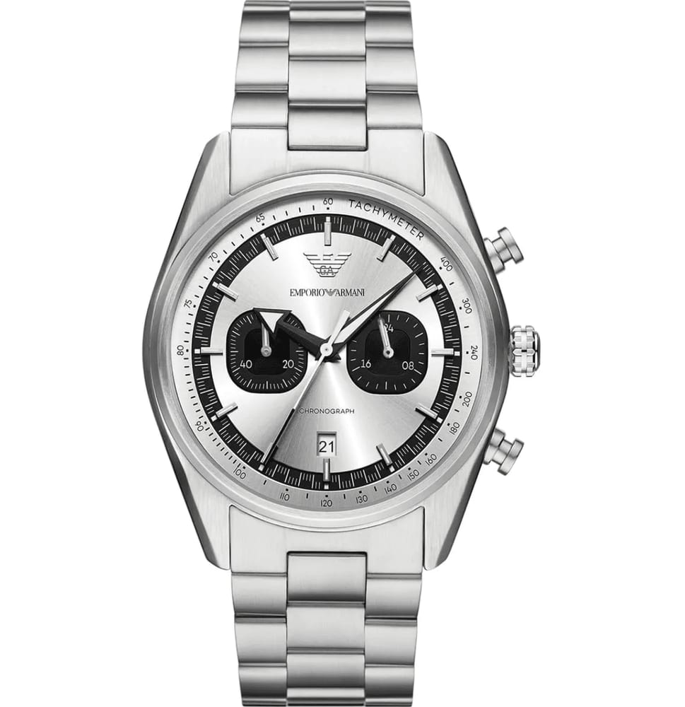 Emporio Armani AR11636 Racer Argenté
