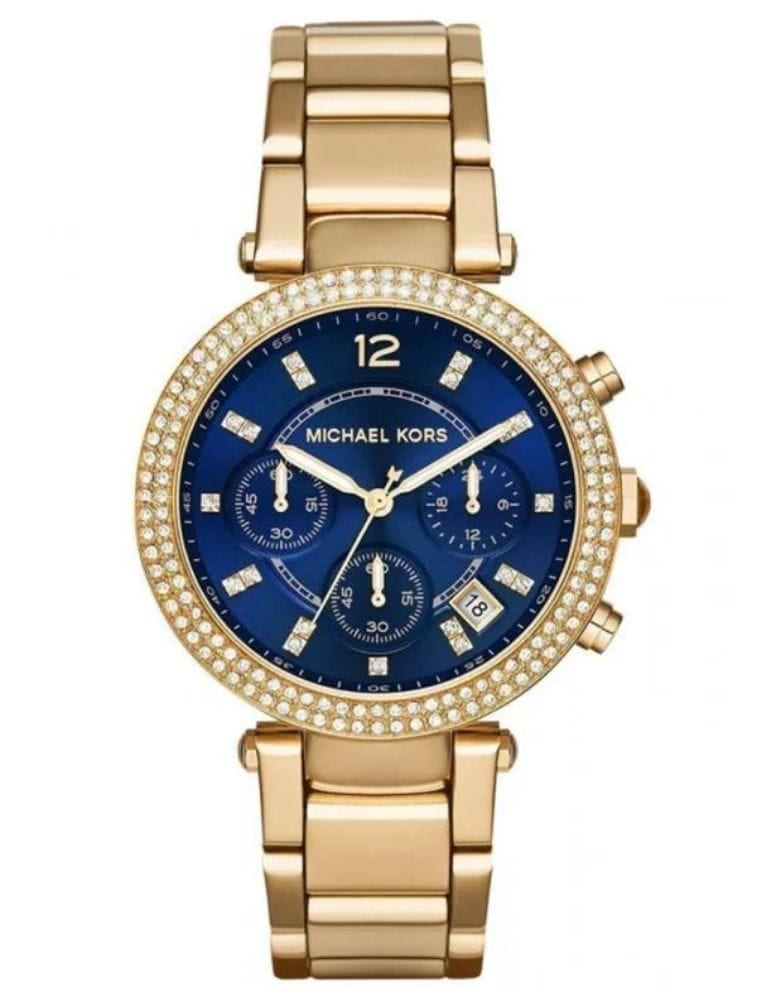 Michael Kors Parker MK6262 Dorée et Bleue